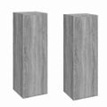 vidaXL TV skrinky 2 ks sivé sonoma 30,5x30x90 cm spracované drevo