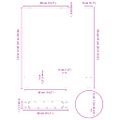 vidaXL Nohy barového stola antracitové 2 ks 40 x (90-91) cm oceľové