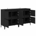 vidaXL Komody 2 ks Čierny dub 60 x 35 x 70 cm Kompozitné drevo