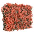 vidaXL Umelý plot z javorových listov 24 ks svetločervený 40x60 cm