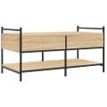 vidaXL Konferenčný stolík dub sonoma 99x50x50 cm kompozitné drevo
