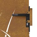 vidaXL Záhradná brána 100x100 cm, oceľ Corten, dizajn s trávou