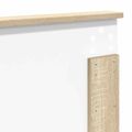 vidaXL Rám postele Sonoma dub 140 x 190 cm Kompozitné drevo