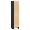 vidaXL Highboard Čierny dub 35 x 39 x 168 cm