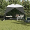vidaXL Stan s moskytiérou so strechou Sivá 320 x 320 x 218 cm