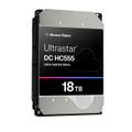 WD Ultrastar DC HC555/18TB/HDD/3.5"/SATA/7200 RPM/5R Pevný disk, 18TB, SATA 6Gb/s, 7200 RPM, 512MB cache, 3,5", HelioSeal, CMR, datové centrum, 24×7