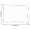 vidaXL Vankúš 40 x 60 cm Polyester Biela