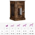 vidaXL Nábytok pre psa Dymový dub 50 x 47,5 x 80 cm Kompozitné drevo
