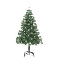vidaXL Vianočný stromček Zelená 150 cm PVC