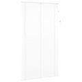 vidaXL Žalúzia Biely 213 x 120 cm 25 mm PVC