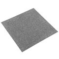 vidaXL Koberec 20 ks Sivá 50 x 50 cm 100% polypropylén