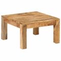 vidaXL Konferenčný stolík z mangovníkového dreva 60x60x35 cm
