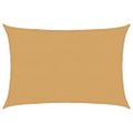 vidaXL Tieniaca plachta 160 g/m² obdĺžniková piesková 2,5x4 m HDPE