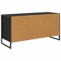 vidaXL TV skrinka 100 x 36 x 49.5 cm Čierny dub Kompozitné drevo