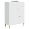 vidaXL Servírovacia skriňa Biela 66 x 34,5 x 90 cm Kompozitné drevo