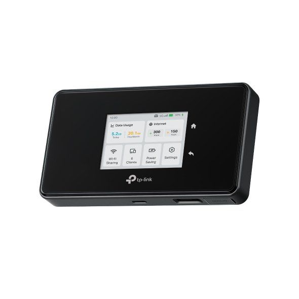 Modem TP-Link M8550 s WiFi 6e routerem, 5G, baterka, slot pro mSD, displej