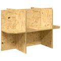 vidaXL Terárium Hnedá 80 x 50 x 100 cm OSB