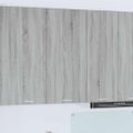vidaXL Závesná skrinka Sivý Sonoma a biela 50 x 31 x 100 cm