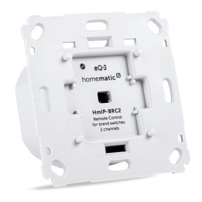 Homematic IP Akčný člen diaľkového ovládania - zapustená montáž, 2 kanály - HmIP-BRC2