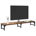 vidaXL Stojan na monitor Staré drevo 105 x 23 x 15,5 cm