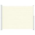 vidaXL Zaťahovacia bočná markíza na terasu 220x300 cm, krémová