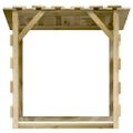 vidaXL Pergola so strechami 6 ks 100x90x100 cm impregnované borovicové drevo