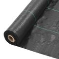vidaXL Tkanina proti burine PP 1x50 m čierna