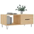 vidaXL Konferenčný stolík dub sonoma 90x50x40 cm kompozitné drevo