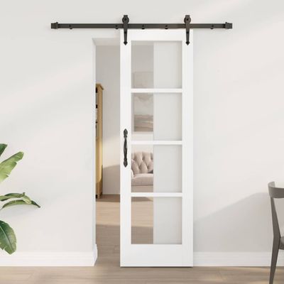 vidaXL Posuvné dvere ORKDAL Biela 61 x 198,5 cm