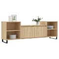 vidaXL TV skrinka dub sonoma 160x35x55 cm spracované drevo