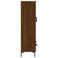 vidaXL Vysoká skrinka hnedý dub 69,5x31x115 cm kompozitné drevo