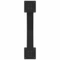 vidaXL Nohy konferenčného stolíka v tvare X, 2 ks, čierne, 70 x (42-43) cm, oceľové