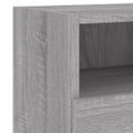 vidaXL TV nástenné skrinky 2ks sivé sonoma 60x30x30cm kompozitné drevo