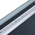vidaXL Kúpeľňové LED zrkadlo, dotykový snímač+zobrazenie času 100x60cm