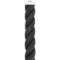 vidaXL Jutové lano 30 mm Čierna 100% Tossa juta