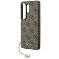 Puzdro Guess 4G Classic Logo Charm MagSafe pre Samsung Galaxy S26 Ultra hnedé