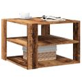 vidaXL konferenčný stolík Old Wood 58x58x40 cm Konštrukčné drevo
