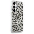 Puzdro Guess IML Leopard Print Triangle MagSafe pre Samsung Galaxy S26 čierna