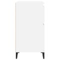 vidaXL Komoda vysoký lesk biela 60x35x70 cm spracované drevo
