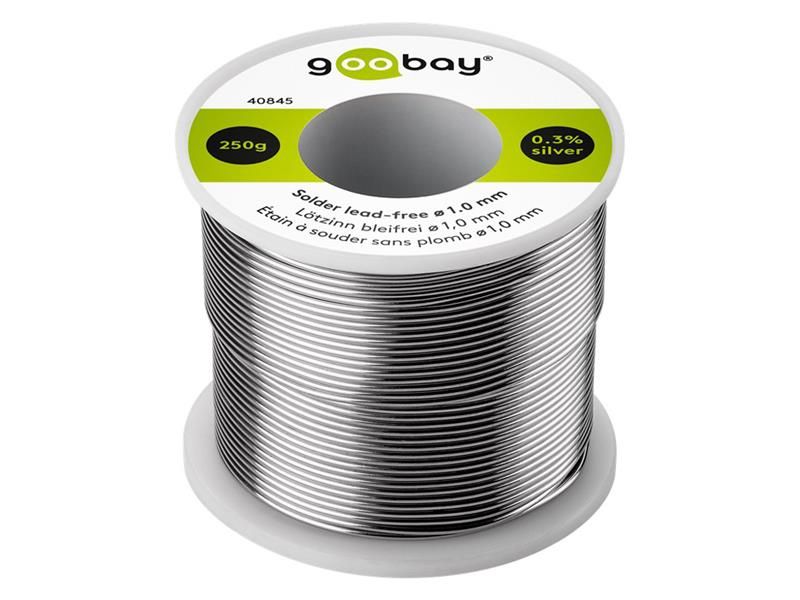 Cín 1.0mm 250g 99,3%Sn 0,7%Cu GOOBAY 40845