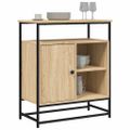 vidaXL Komoda, dub sonoma, 69x35x80 cm, imitácia dreva