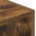 vidaXL Servírovacia skriňa Dymová dub 90 x 30 x 90 cm
