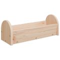 vidaXL Kŕmidlo na seno pre králiky 28x10x10 cm jedľový masív