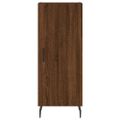 vidaXL Komoda hnedý dub 34,5x34x90 cm spracované drevo