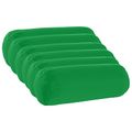 vidaXL Poťah na podložku 6 pcs HEERLEN Zelená Ø 15 x 40 cm Polyester