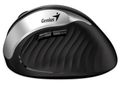 GENIUS Ergo 8250S Silver Grey/ vertikální/ 1600 dpi/ bezdrátová/ 6tlačítek/ tichá/ černostříbrná Myš, bezdrátová, vertikální, 1600DPI, 6 tlacítek, tichá, cerno-stríbrná