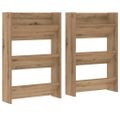 vidaXL Skriňa na topánky 2 ks 60 x 18 x 90 cm Kompozitné drevo