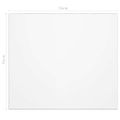 vidaXL Chránič na stôl priehľadný 70x70 cm 1,6 mm PVC