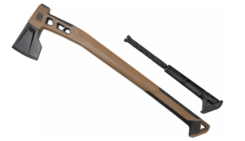 Gerber 31-003780 Bushcraft Axe - Coyote sekera, GFN, guma, hnedá, nylonové puzdro