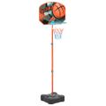 vidaXL Prenosná basketbalová hracia sada, nastaviteľná 109-141 cm